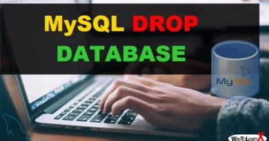 MySQL DROP DATABASE