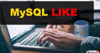 MySQL LIKE