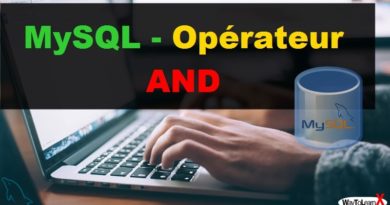 MySQL - Opérateur AND