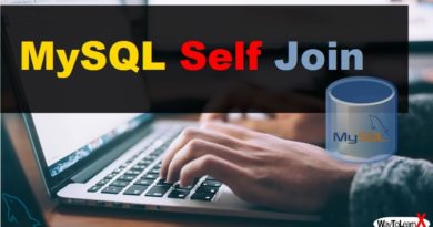 MySQL Self Join
