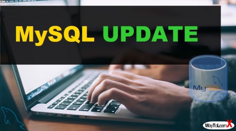 MySQL UPDATE - WayToLearnX