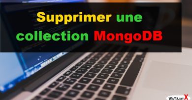 Supprimer une collection MongoDB
