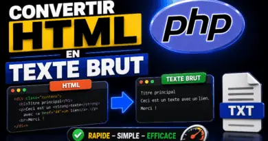 convertir-html-en-texte-brut-en-php