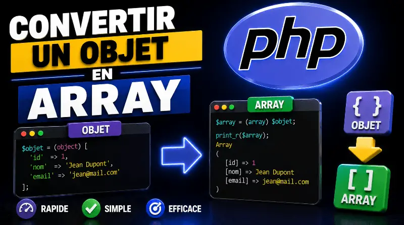 convertir-un-objet-en-array-en-php