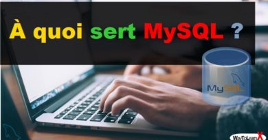 À quoi sert MySQL
