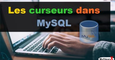 Les curseurs dans MySQL