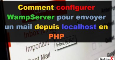 Comment configurer WampServer pour envoyer un mail depuis localhost en PHP-min