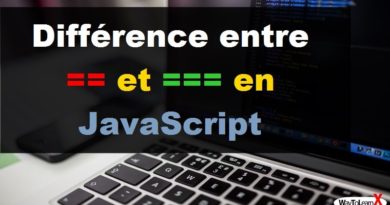 Différence entre == et === en JavaScript