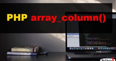 PHP array_column