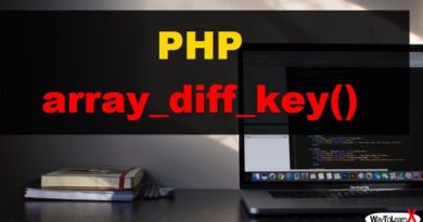 PHP array_diff_key