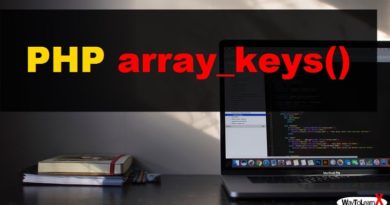 PHP array_keys