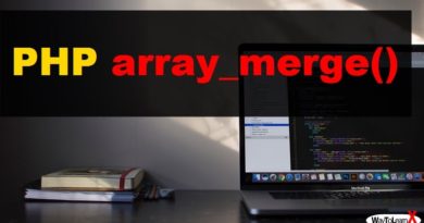 PHP array_merge