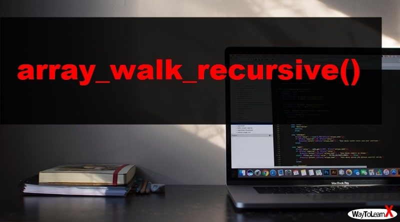 PHP array_walk_recursive