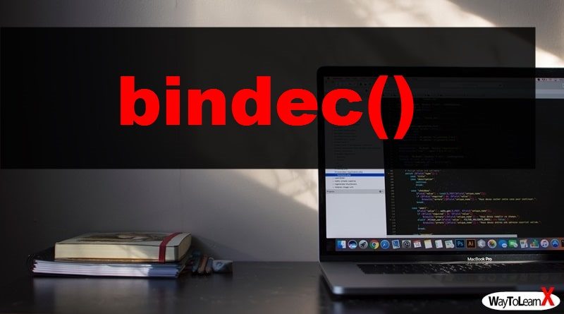 PHP bindec