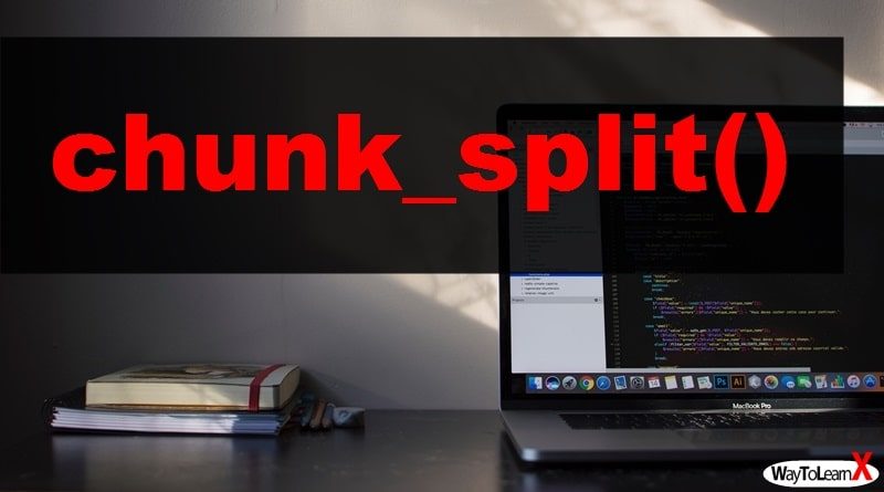 PHP chunk_split