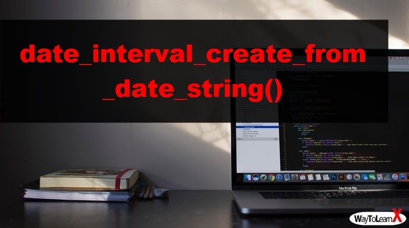 PHP date_interval_create_from_date_string