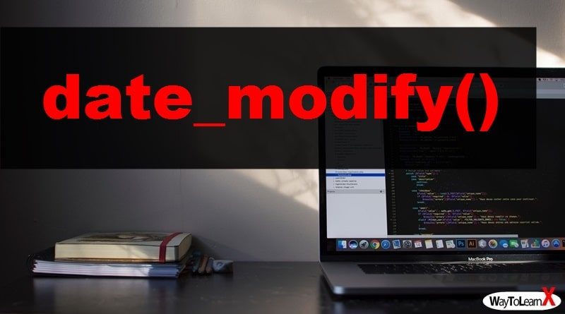 PHP date_modify