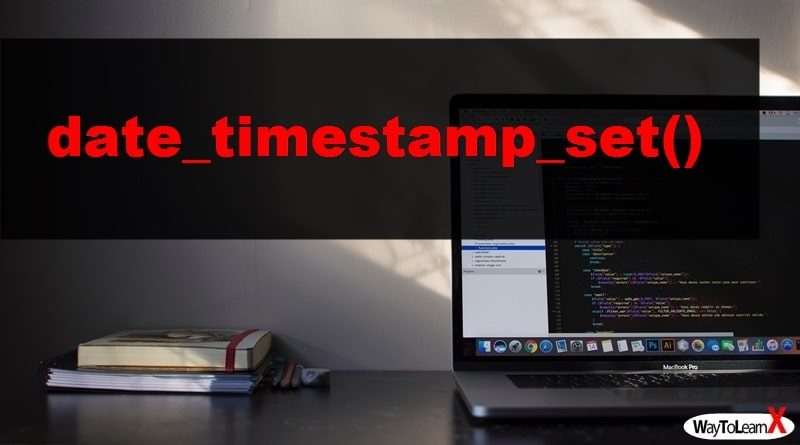 PHP date_timestamp_set