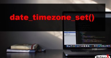 PHP date_timezone_set