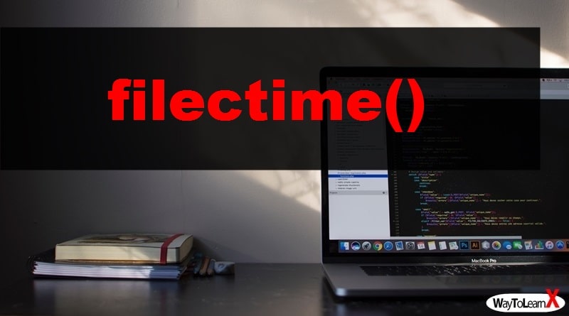 PHP filectime