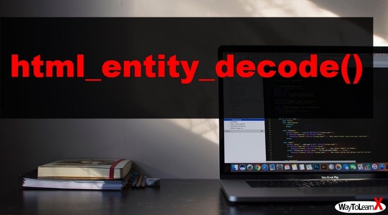 PHP html_entity_decode