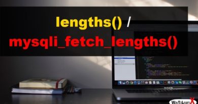 PHP lengths mysqli_fetch_lengths