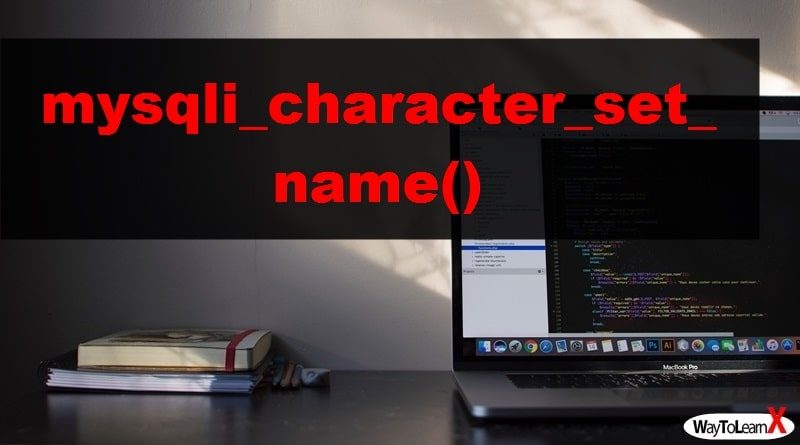 PHP mysqli_character_set_name