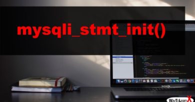 PHP mysqli_stmt_init