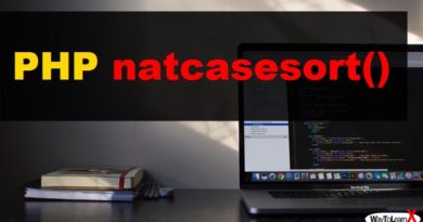 PHP natcasesort