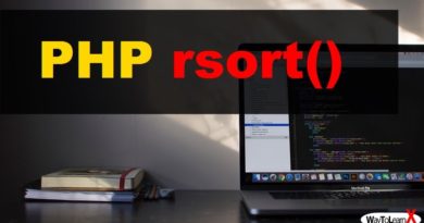 PHP rsort
