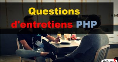 Questions d'entretiens PHP