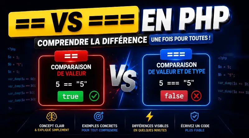 difference-entre-egale-et-double-egale-en-php