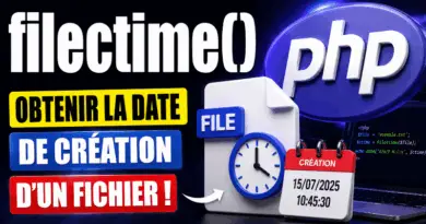 php-filectime