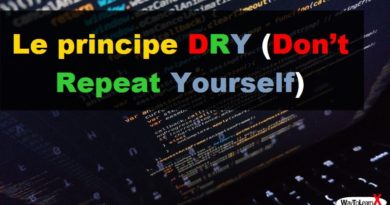 Le principe DRY Don’t Repeat Yourself