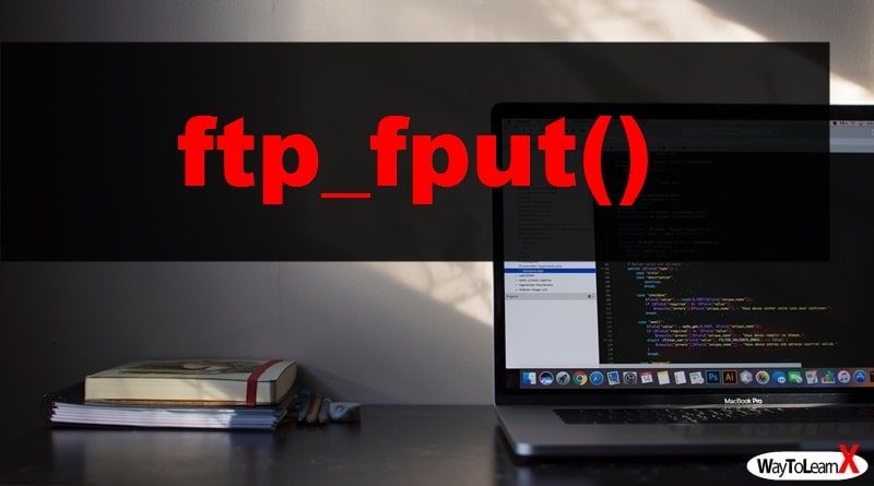 PHP ftp_fput