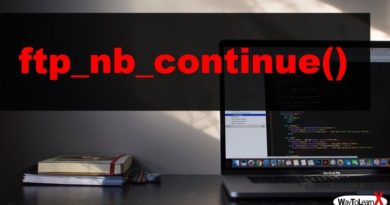PHP ftp_nb_continue