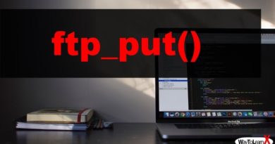 PHP ftp_put