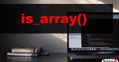 PHP is_array