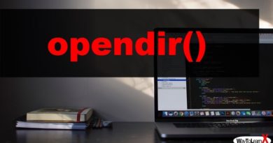 PHP opendir
