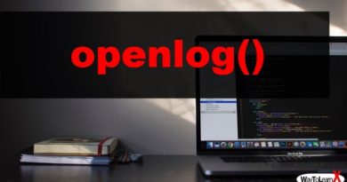 PHP openlog