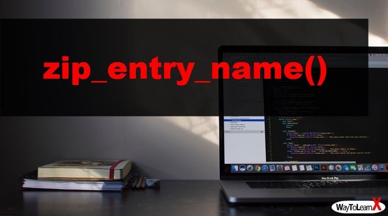 PHP zip_entry_name