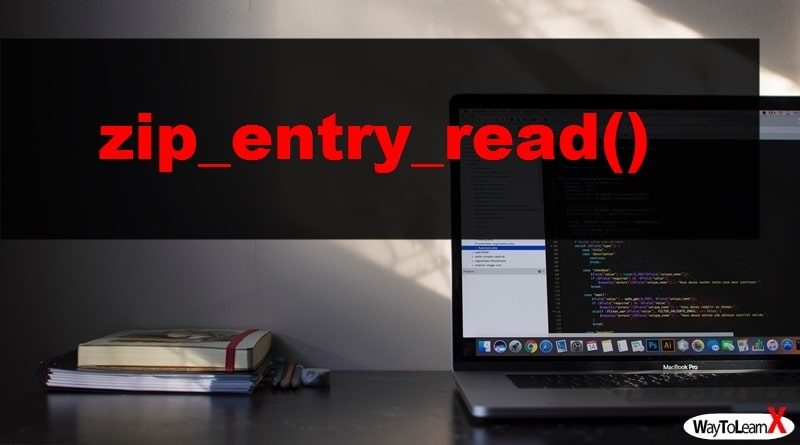 PHP zip_entry_read