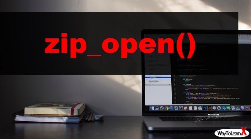 PHP zip_open