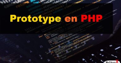 Prototype en PHP