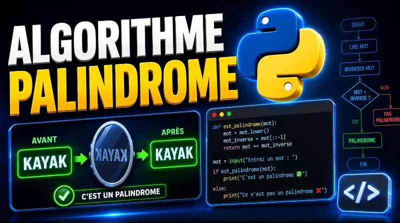 algorithme-palindrome-en-python