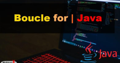 La boucle for en Java
