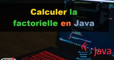 Calculer la factorielle en Java