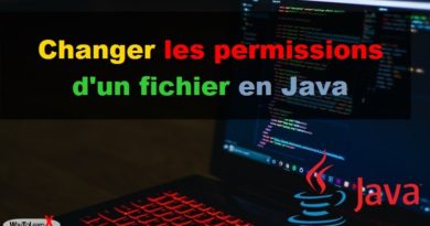 Changer les permissions d'un fichier en Java