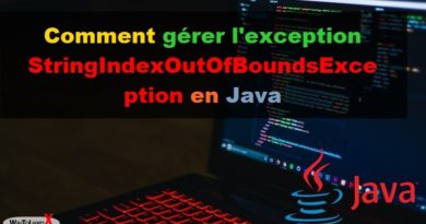 Comment gérer l'exception StringIndexOutOfBoundsException en Java
