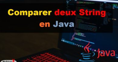 Comparer deux String en Java